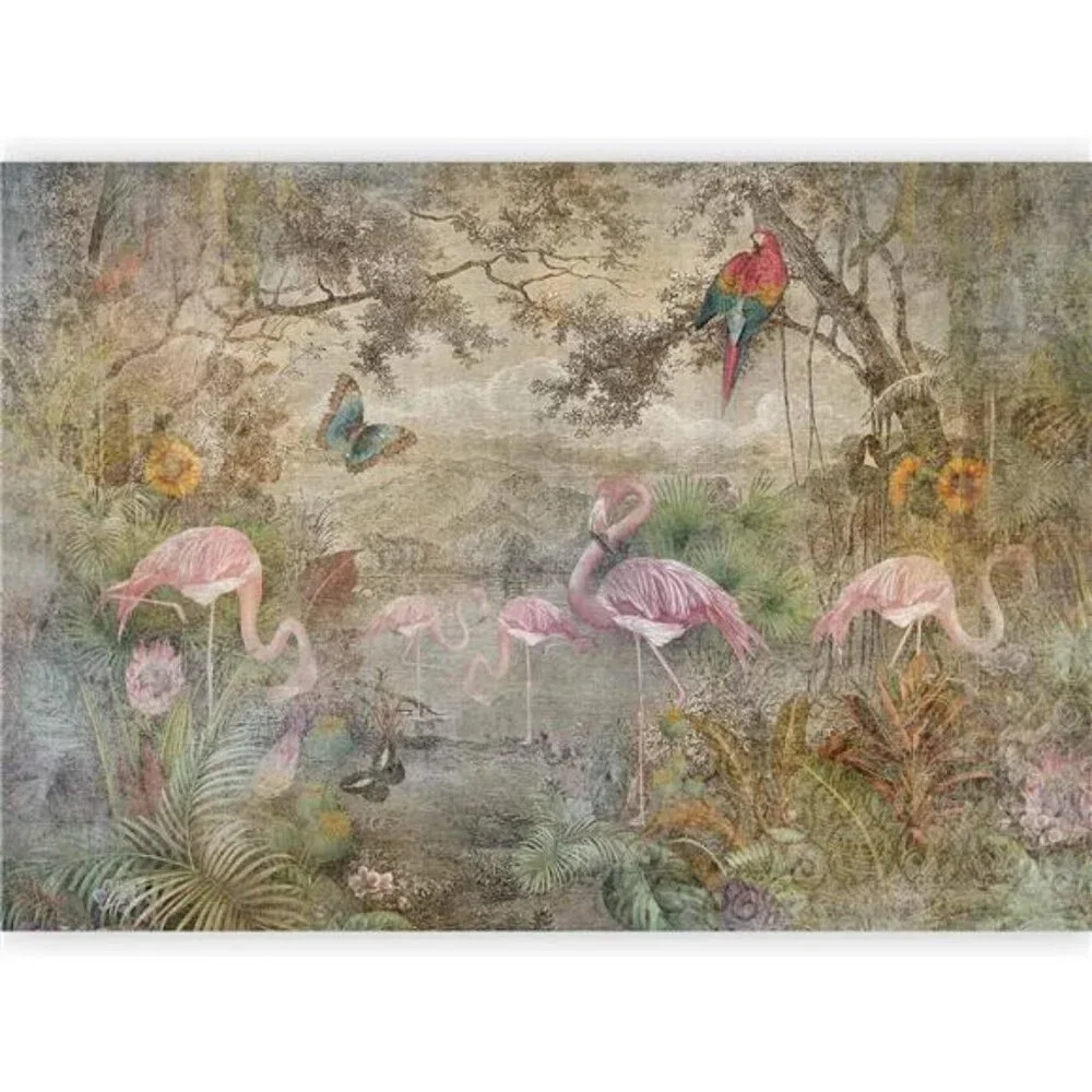 artgeist Premium Wall Mural Retro 138x101 in - XXL Non-Woven Wallpaper Fleece